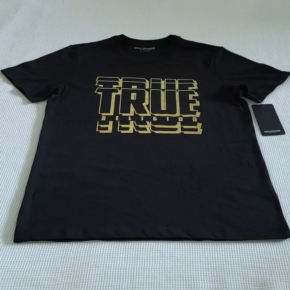 True Religion🙏 Black🖤 Graphic Logo Tee👕 - NWT